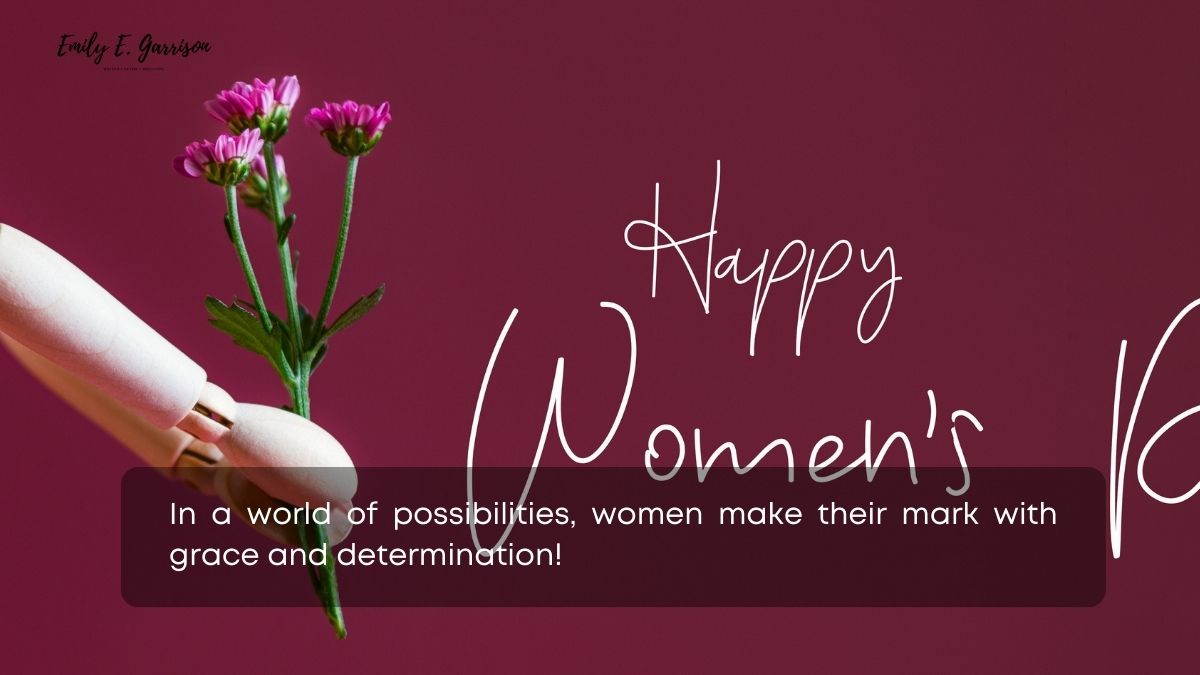 Slogan on women's day to empower every woman
