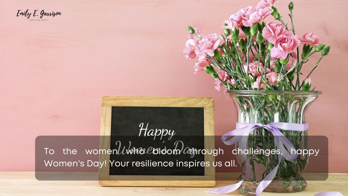 Unique and catchy slogan on women's day