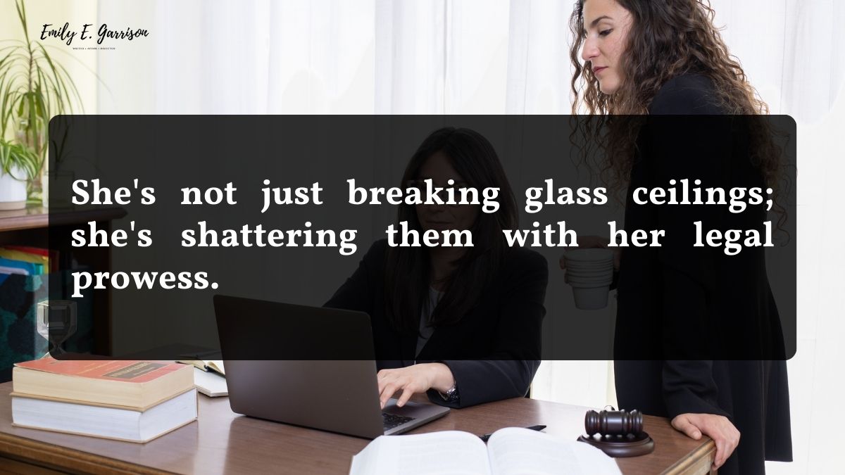 Lawyer attitude quotes about female lawyers