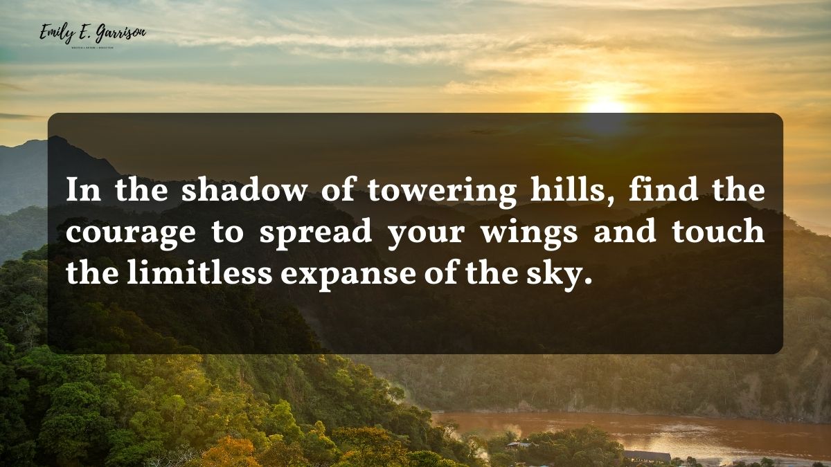 Quotes about hills and sky to make your soar