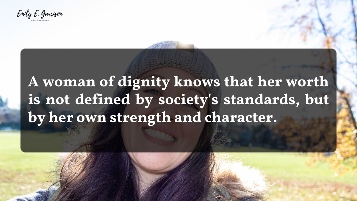 Woman of dignity quotes you need to read