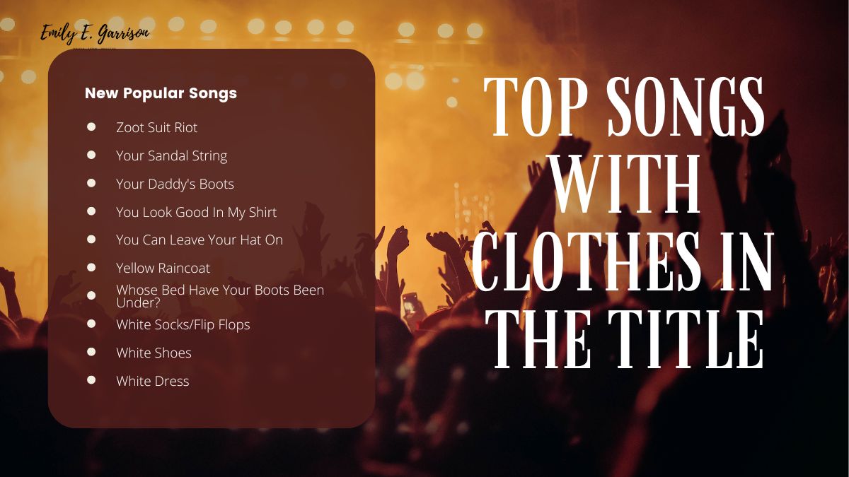 songs with clothes in the title